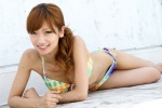 bikini cleavage maya_junko ponytail side-tie_bikini swimsuit rating:Safe score:0 user:nil!