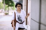 blouse glasses hachimaru hat shorts tshirt rating:Safe score:1 user:nil!
