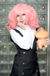 blouse cosplay inami_yuri inu_boku_secret_service jumper pink_hair plushie roromiya_karuta twintails rating:Safe score:0 user:pixymisa