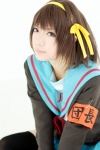armband cosplay hairband hair_ribbons ibara pleated_skirt school_uniform skirt suzumiya_haruhi suzumiya_haruhi_no_yuuutsu sweater thighhighs rating:Safe score:0 user:pixymisa