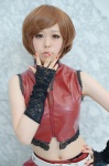 choker cosplay fingerless_gloves gloves kooki meiko miniskirt skirt vest vocaloid rating:Safe score:0 user:nil!