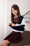 bed blouse dgc_0945 hoshino_asuka kneesocks pleated_skirt school_uniform shirt_lift skirt sweater_vest rating:Safe score:0 user:nil!