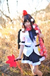 amatsuka_miyu blouse cosplay fan kneesocks pleated_skirt scarf shameimaru_aya skirt tokin_hat touhou wings rating:Safe score:1 user:nil!