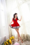 barefoot chen_da_rong halter_top miniskirt skirt twintails xiuren_066 rating:Safe score:1 user:nil!
