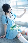 akiyama_mio cosplay dress kneesocks k-on! twin_braids yaya rating:Safe score:1 user:nil!