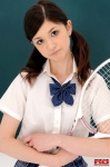 blouse kubo_amy pleated_skirt rq-star_348 school_uniform skirt tennis_racket twintails rating:Safe score:0 user:nil!