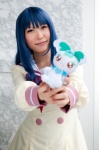 blue_hair bow chippi cosplay heartcatch_precure! kurumi_erika plushie pretty_cure school_uniform rating:Safe score:0 user:pixymisa