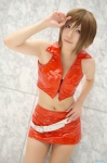 akatsuki_rei cosplay meiko miniskirt pantyhose shorts skirt tubetop vest vocaloid rating:Safe score:1 user:nil!