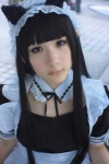 animal_ears apron cat_ears collar cosplay hairband inu_boku_secret_service maid maid_uniform ribbon_tie shiina_haru shirakiin_ririchiyo rating:Safe score:0 user:pixymisa