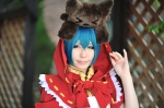 apron aqua_hair bear_hat colorful_pop_star!! cosplay dress haruka hatsune_miku hood twintails rating:Safe score:0 user:nil!