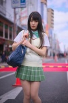 blouse bookbag cosplay kotegawa_yui otogi_nekomu pleated_skirt school_uniform skirt sweater_vest to_love-ru rating:Safe score:1 user:nil!