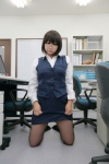 black_legwear blouse chiyoko_7 chocoball cosplay glasses miniskirt original pantyhose skirt vest rating:Safe score:1 user:nil!