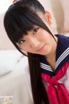 couch izumi_hiyori ponytail sailor_uniform school_uniform shirt rating:Safe score:0 user:zopo