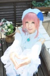 <3 amulet_spade blouse cosplay detached_sleeves hat hinamori_amu pink_hair shugo_chara! yae_maiko rating:Safe score:0 user:pixymisa