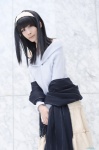 cosplay hairband idolmaster idolmaster_cinderella_girls sagisawa_fumika scarf skirt sweater tamago rating:Safe score:0 user:nil!