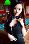 cleavage miniskirt skirt sugihara_anri top_hat vest ys_web_389 rating:Safe score:0 user:nil!
