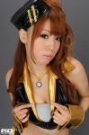 cleavage croptop fujisaki_yue hat miniskirt ponytail race_queen rq-star_410 skirt rating:Safe score:0 user:nil!