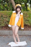 bakemonogatari cosplay jacket newsboy_cap reco school_swimsuit sengoku_nadeko swimsuit rating:Safe score:0 user:nil!