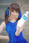 calpis campaign_girl dress hair_ties polka_dots rinami soda twintails rating:Safe score:1 user:pixymisa