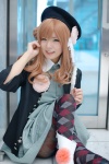 amnesia beret blonde_hair boots cosplay dress heroine_(amnesia) jacket maitako pantyhose rating:Safe score:4 user:nil!