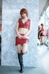boots bra cosplay meiko mineo_kana miniskirt pantyhose skirt vest vocaloid rating:Safe score:2 user:nil!