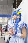 aoki_reika blue_hair choker cosplay crown cure_beauty dress nono_(cosplayer) pretty_cure smile_precure! rating:Safe score:0 user:pixymisa
