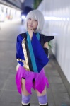 cosplay katanagatari kimono leggings togame ugiko white_hair rating:Safe score:0 user:nil!