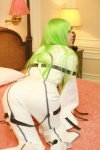 ass bed bodysuit cc coa code_geass cosplay green_hair rating:Safe score:1 user:nil!