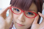 cosplay glasses hairband maitako makinami_mari_illustrious neon_genesis_evangelion rebuild_of_evangelion rating:Safe score:4 user:pixymisa