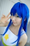 blue_hair cheerleader_uniform cosplay dress ibara izumi_konata lucky_star rating:Safe score:0 user:nil!