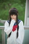 cardigan cosplay hairband ishiori_arie original sailor_uniform school_uniform twin_braids rating:Safe score:0 user:nil!