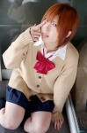 cardigan cosplay katekyo_hitman_reborn! kneesocks miniskirt narihara_riku pleated_skirt sasagawa_kyoko school_uniform skirt rating:Safe score:0 user:nil!