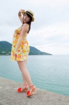dress ocean sandals shinozaki_ai straw_hat welcome_to_my_ai_land rating:Safe score:0 user:nil!