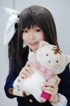 blazer blouse cat_bag cosplay hairbow ootori_naru oretachi_ni_tsubasa_wa_nai saeki_sae school_uniform side_ponytail tie rating:Safe score:0 user:nil!