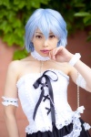 ayanami_rei blue_hair chains collar corset cosplay kaoru's_collection_3 kishimoto_kaoru miniskirt neon_genesis_evangelion skirt rating:Safe score:1 user:nil!