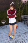 buruma gym_uniform ponytail shirt_lift shorts suzukawa_kei sweatshirt tshirt rating:Safe score:1 user:nil!