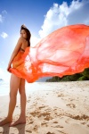 barefoot beach bikini love_you_forever ocean sugimoto_yumi swimsuit rating:Safe score:0 user:nil!