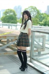 blouse boku_wa_tomodachi_ga_sukunai cosplay mai_(ii) mikazuki_yozora pleated_skirt school_uniform skirt thighhighs zettai_ryouiki rating:Safe score:0 user:nil!