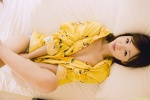bed cleavage dgc_0842 open_clothes pajama_top panties tani_asami rating:Safe score:2 user:nil!