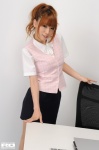 blouse fujisaki_yue miniskirt pantyhose ponytail rq-star_408 skirt vest rating:Safe score:0 user:nil!