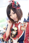 akb48 blazer blouse cosplay endou_sora headdress maeda_atsuko_(cosplay) school_uniform tie rating:Safe score:1 user:pixymisa
