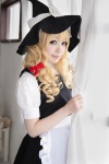 apron blonde_hair blouse cosplay jumper kirisame_marisa maid shizuku touhou witch_hat rating:Safe score:7 user:nil!