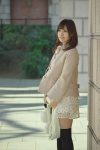 coat dress nanamo scarf thighhighs zettai_ryouiki rating:Safe score:1 user:pixymisa
