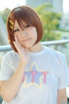 arata cosplay hair_clips hirasawa_yui k-on! tshirt rating:Safe score:0 user:nil!