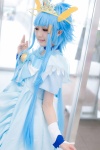 aoki_reika blue_hair bow choker cosplay crown cuffs cure_beauty dress meri pretty_cure smile_precure! twintails rating:Safe score:0 user:pixymisa