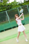 miniskirt polo sasaki_nozomi skirt tennis_racket vjy_106 rating:Safe score:1 user:nil!