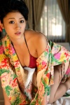 bikini cleavage hara_mikie kimono open_robe side-tie_bikini summer_vision swimsuit rating:Safe score:0 user:nil!