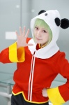 changpao cosplay green_hair gumi panda_hat shorts vocaloid yuima rating:Safe score:0 user:nil!
