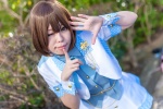 blouse cosplay croptop_jacket cuffs hagiwara_yukiho idolmaster miniskirt ribbon_tie sayu_(iii) skirt rating:Safe score:0 user:pixymisa