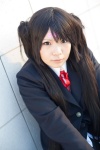 blazer blouse cosplay gumi_(cosplayer) k-on! nakano_azusa ribbon_tie school_uniform twintails rating:Safe score:0 user:pixymisa